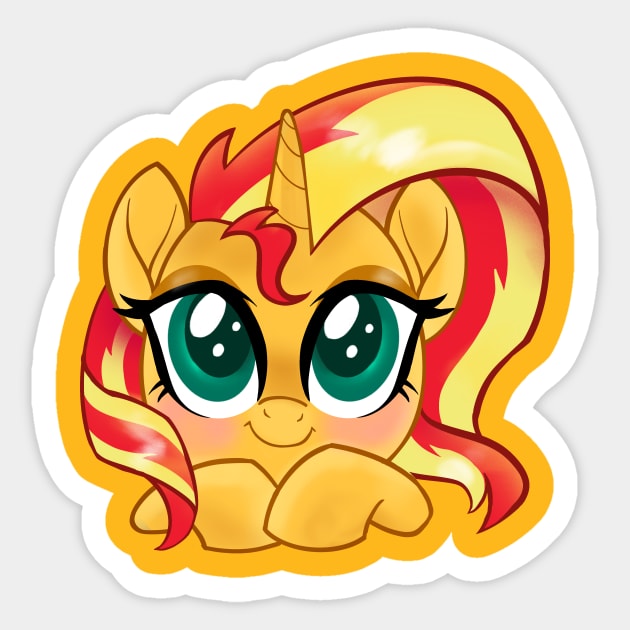 Sunset Shimmer Sticker by SophieScruggs